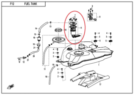 CFmoto fuelpump Cforce Injectie