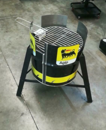 BBQ-vuurton drum Agip