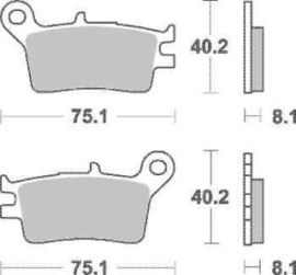 Remblok set Honda FRDB2510M1
