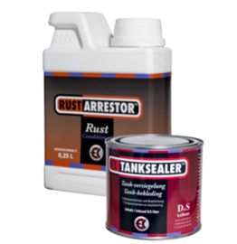 TANK Coating SET Vloeibare poriëndiepe roestverwijderaar  & Coating