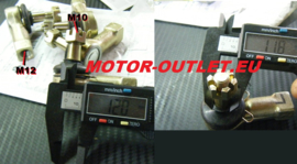 KOGELGEWRICHT stuurstang M12 L&R draad (M12 - M10)