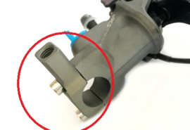 spiegel stuurklem Brembo montagesteun met spiegel adapter