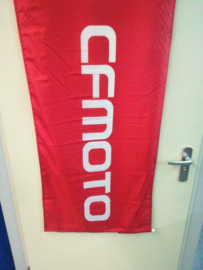 Vlag Banner CFmoto 145cm x 60cm ROOD/WIT (gebr)