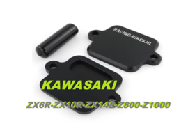 Air Injection Removal blockoff Kit Kawasaki AIS Smog Block Off Plates Kit ZX6R  ZX-10R ZX-14R  Z800 Z1000