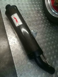 uitlaatdemper set  BOS FZ8 2010-2015 Carbon Ovaal (gebr / incl. gratis MONTAGE