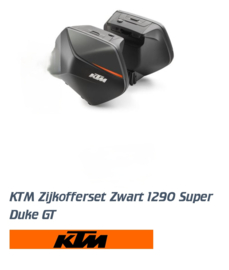KTM zijkoffer veren setje