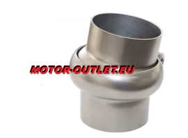 uitlaat verstelbaar  buis tussenstuk RVS