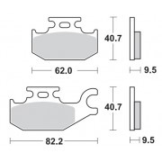 Remblok set Suzuki FR2043  ATV 400-450-700-750 links