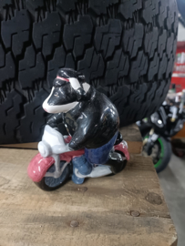 Motorrijder  peper &  zout stel