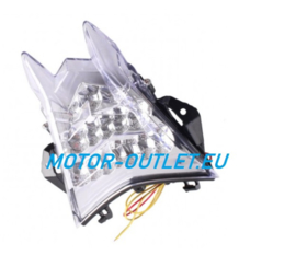 achterlicht BMW S1000RR & R & HP4 `09-`18 WHITE  LED  geintegreerde knipperlichten