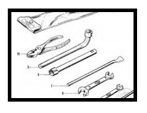 gereedschapset  toolset honda cb500 four