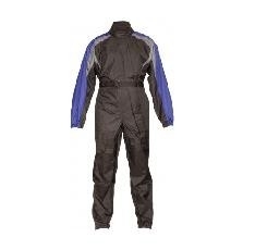 Regenoverall  lookwell, motor regenpak zwart-blauw maat M