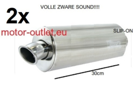 uitlaatdemper set Viper Yamaha Vmax 1200 1984-2007