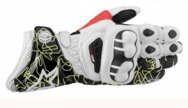 Handschoen Alpinestars GP Pro leather gloves  wit S