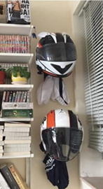 Motorhelm wandsteun PROFI - HelmetHolder - Helmwandhouder - Helmstandaard - Helmsteun - Helmhouder - motorhelmsteun