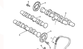 nokkenas inlaat (1 / 2) vmax1200 gebr