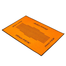 deurmat orange-black mat