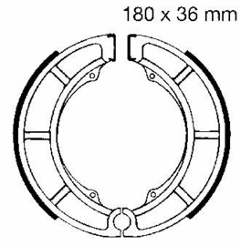 Remblok Schoen set Suzuki  / sachs