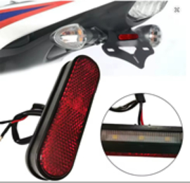 Reflector met KENTEKEN VERLICHTING  LED (E-keur)