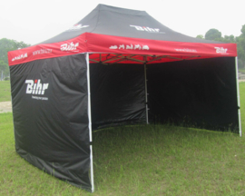 24/7 -Race Easy-Up PROFESSIONELE  Race Tent met 3 zijwanden (3x4,5 Meter)