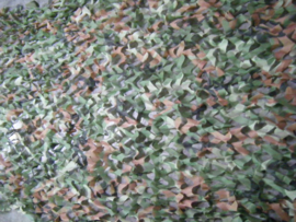 camouflage net / schaduwdoek groen 3.00m x 3.00m