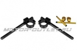 Clipons 50mm Aluminium Clip-On  Kit - Black