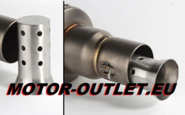 uitlaat DB killer (IN-pipe "Shark") 60mm