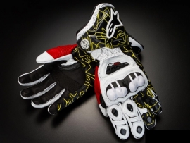 Handschoen Alpinestars GP Pro leather gloves  wit S