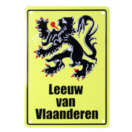 verkeersbord Leeuw van Vlaanderen