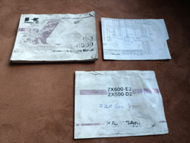 Manual Kawasaki ZZR600 ZX600 ZX500 -...