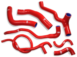 SAMCO Sport  radiateurslangen APR-7RED Aprilia 750 DORSODURO / SHIVER `07-`16 Samco Silicon (7 Hoses)