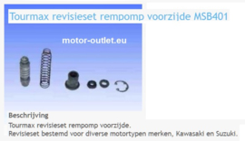 braking  rempomp revisie set TOURMAX MSB401 kawasaki Suzuki