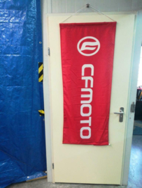 Vlag Banner CFmoto 145cm x 60cm ROOD/WIT (gebr)