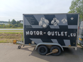 aanhanger gesloten trailer