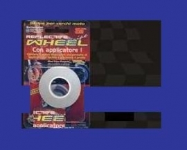 Wheel striping BLAUW  5mm REFLECTEREND 3M