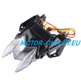 achterlicht BMW S1000RR & R & HP4 `09-`18 WHITE  LED  met geintegreerde knipperlichten