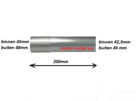 uitlaat verloopstuk P-sprint 48 > 45mm 906305