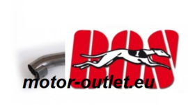 uitlaatdemper set  BOS FZ8 2010-2015 Carbon Ovaal (gebr / incl. gratis MONTAGE