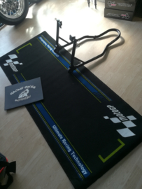 Garage Mat / Milieu Mat MotoGP  black/bleu Serie 4