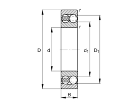 Lager 1202-TVH ( dubbel rij - zelfinstellend)  15x35x11