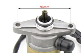 Startmotor  50cc 4 Takt 10 Tands (Peugeot/Sym/GY6/Kymco)