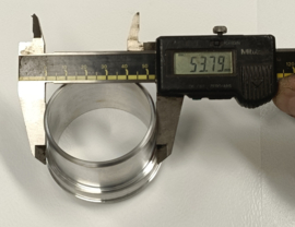 uitlaat Viper ALU 50mm naar 54mm  verloop dempermaat