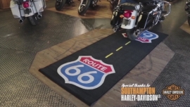 Garage Mat / Milieu mat Custom Route 66 XL