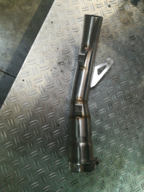 uitlaat Viper (katvervanger)RVS linkpijp orig / akra Kawasaki Z900 `17-`21 (Ø51mm)