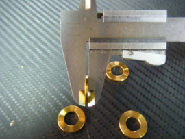 braking Remklauw Spacers/Shims (set 4)  2mm gold