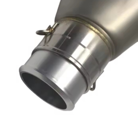uitlaat Viper ALU 50mm naar 54mm  verloop dempermaat