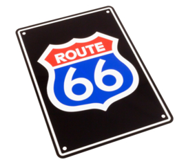 Parkeer Bord   / Parking Signs Route 66 (4D-logo)