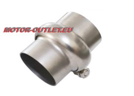 uitlaat verstelbaar  buis tussenstuk RVS