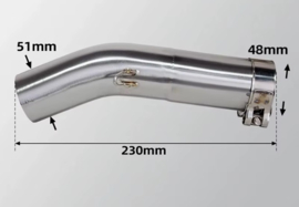 uitlaat Viper linkpipe Honda XL750 Transalp CB750, XL 750  Hornet 2023-2026