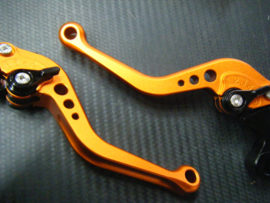 Losse Rem  & Koppelingshendel vervanging - refresment - UNIVERSEEL SET  (L & R) CNC MAT ORANJE